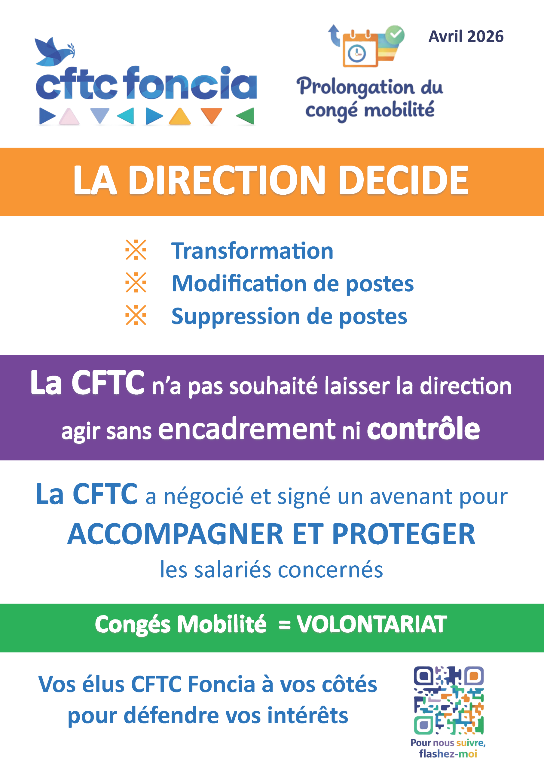 Prolongation du congé mobilité